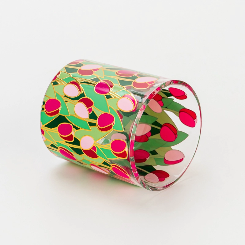 Custom Decal Printing Glass Candle Jars Wholesale Custom Decal Printing Glass Candle Jars Wholesale