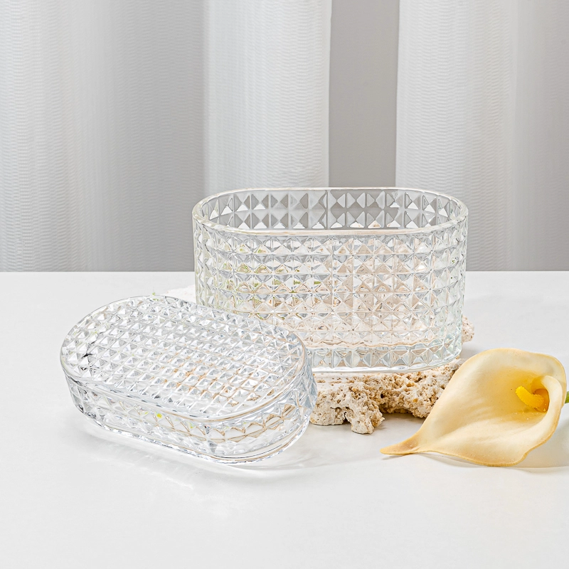 Oval Embossed Glass Jar With Lids For Candle Making Oval Glass Candle Jar With Lids Oval Embossed Glass Jar With Lids For Candle Making Oval Glass Candle Jar With Lids