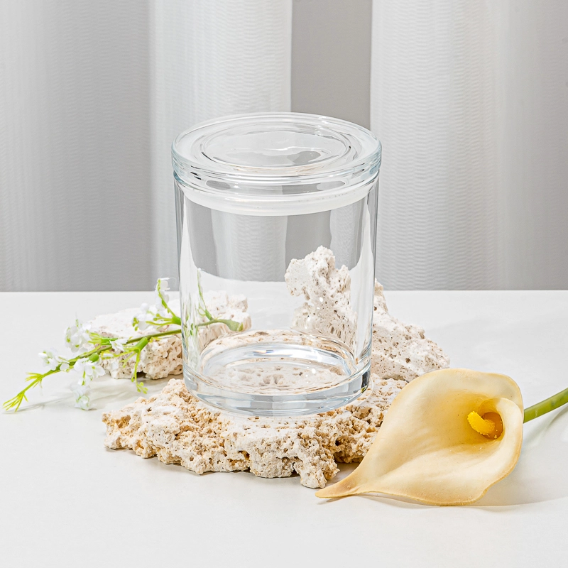 10oz glass candle jar with glass lid 10oz glass candle jar with glass lid
