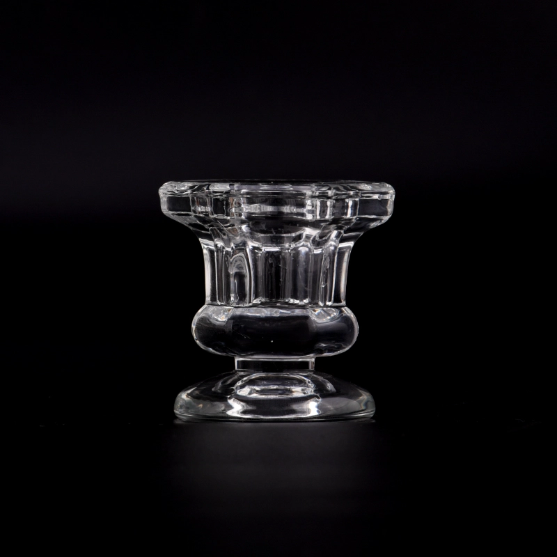 Crystal Glass Candle Holder Stand