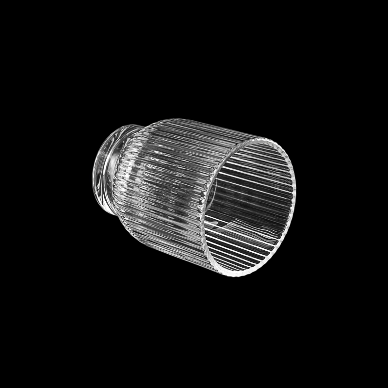 حامل شموع زجاجي مضلع كلاسيكي 9oz حامل شموع زجاجي مضلع كلاسيكي 9oz