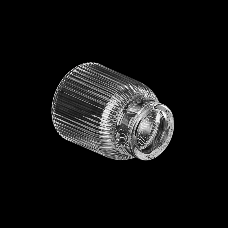 حامل شموع زجاجي مضلع كلاسيكي 9oz حامل شموع زجاجي مضلع كلاسيكي 9oz