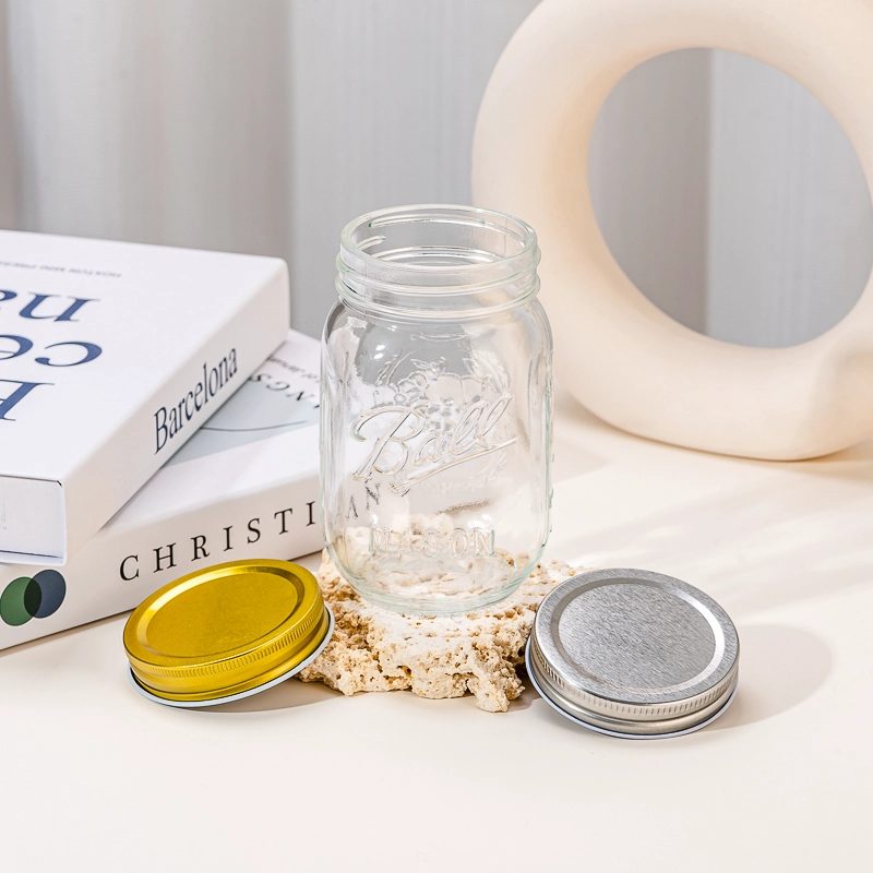 Wholesale Multi Size Embossed Glass Mason Jar With Lids For Storage For Candle Making Custom Logo Supported Wholesale Multi Size Embossed Glass Mason Jar With Lids For Storage For Candle Making Custom Logo Supported