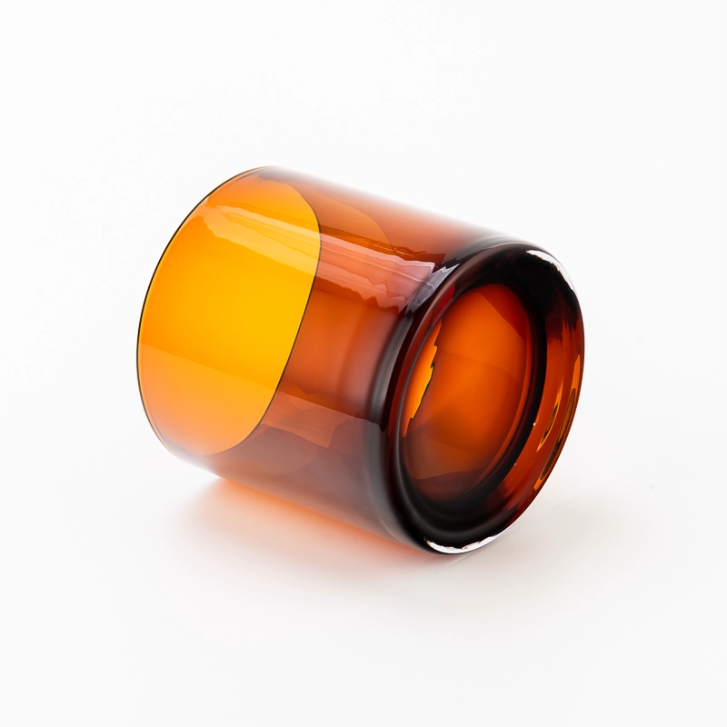 Karamellbrauner Glas-Kerzenhalter, Heimdekoration im Großhandel Karamellbrauner Glas-Kerzenhalter, Heimdekoration im Großhandel