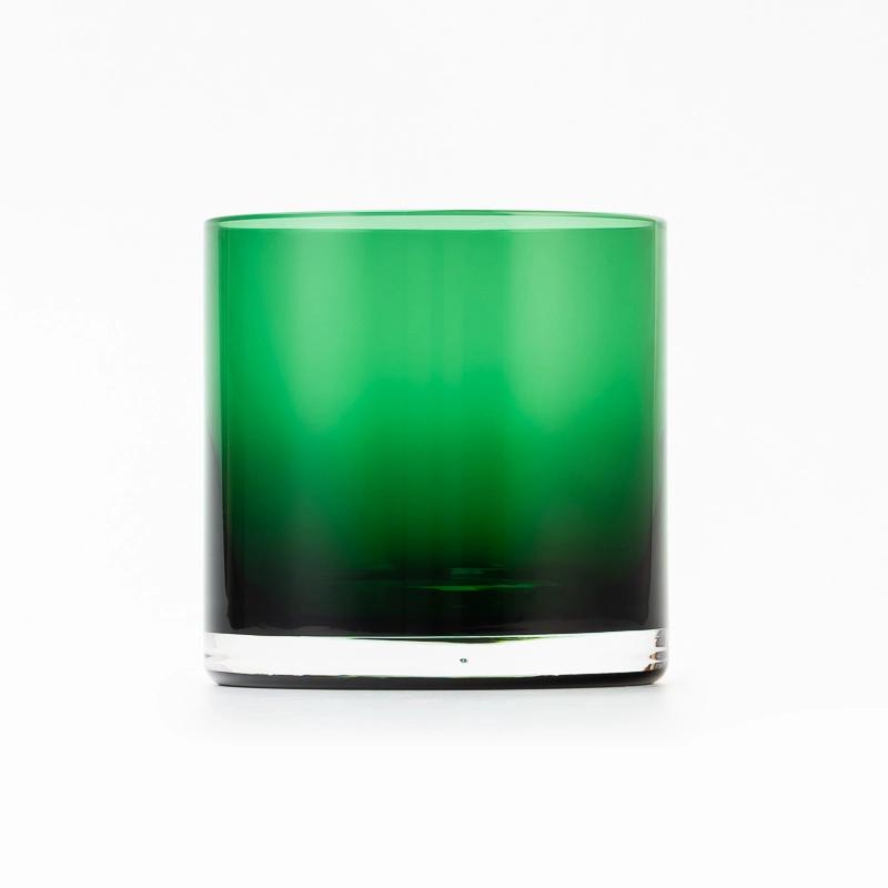 grøn farve 14oz glas stearinlys krukker grøn farve 14oz glas stearinlys krukker