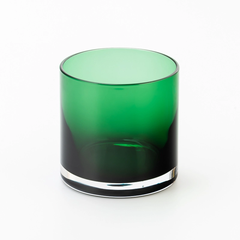 grøn farve 14oz glas stearinlys krukker grøn farve 14oz glas stearinlys krukker