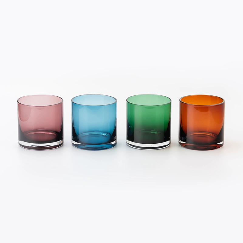 grøn farve 14oz glas stearinlys krukker grøn farve 14oz glas stearinlys krukker