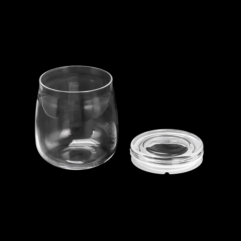  Leverancier nieuw ontwerp 400 ml 600 ml Mason Jar glazen container met deksel en siliconen voor kaars, voedsel