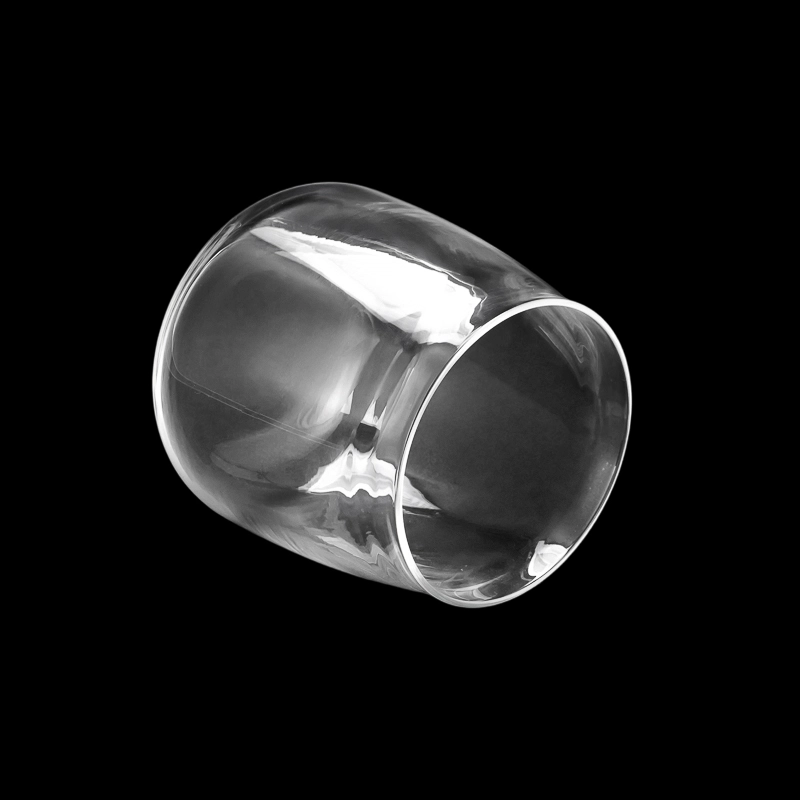  Leverancier nieuw ontwerp 400 ml 600 ml Mason Jar glazen container met deksel en siliconen voor kaars, voedsel