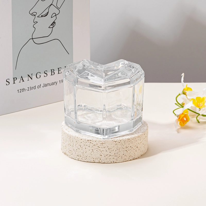 small size heart shape glass candle jar with lid small size heart shape glass candle jar with lid