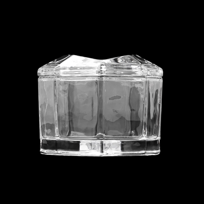 small size heart shape glass candle jar with lid small size heart shape glass candle jar with lid
