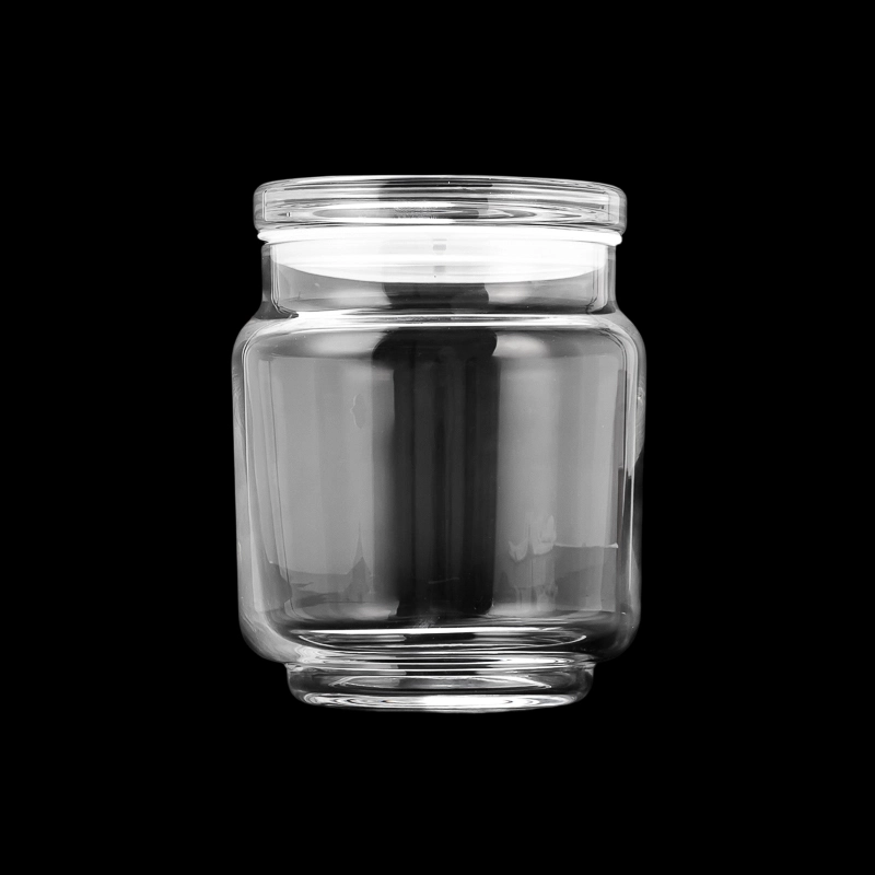 China borosilicate heat-resistant 16oz candle jar with lid manufacturer