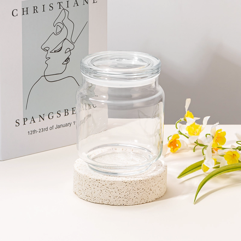 borosilicate heat-resistant 16oz candle jar with lid borosilicate heat-resistant 16oz candle jar with lid