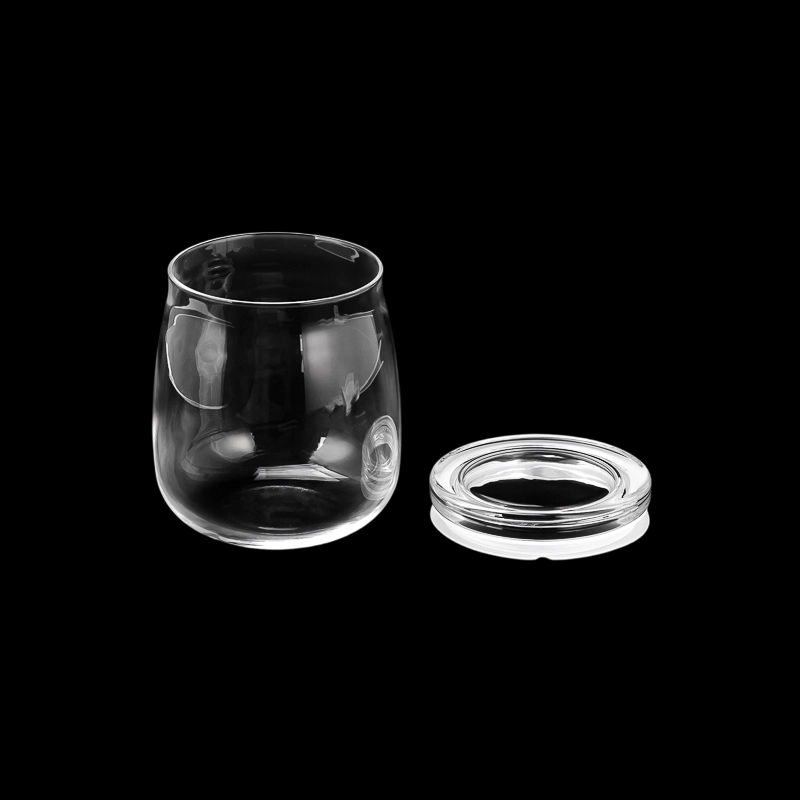 16oz glass candle jar with glass lid 16oz glass candle jar with glass lid