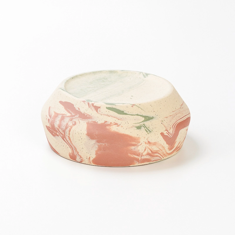 Luxury Marble Stone Finish Ceramic Candle Jars for 6oz candle filling - COPY - 6dlejf