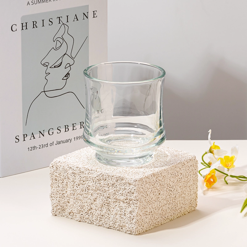 355ml Glass Candle Jar Custom Printed Recyclable Durable Candle Holder for Home Decoration