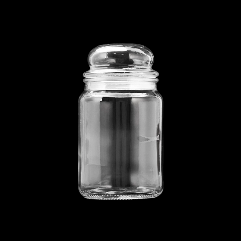  Доставчик 110 ml 270 ml 490 ml 680 ml Стъклен контейнер за съхранение със стъклени капаци и силикон