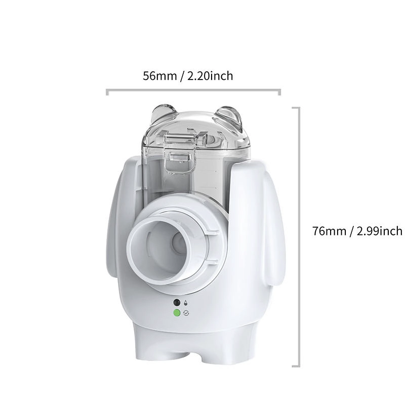 Nebulizador portátil eléctrico portátil certificado SGS para adultos y niños, dispositivo médico con recarga USB para uso doméstico y comercial