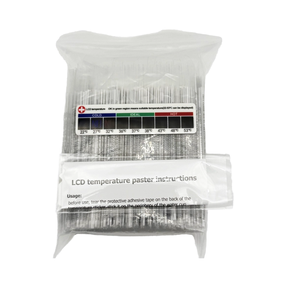 Waterproof Reusable Self Adhesive Liquid Crystal Temperature Testing Stickers Thermometer Strip for Nasal Irrigator