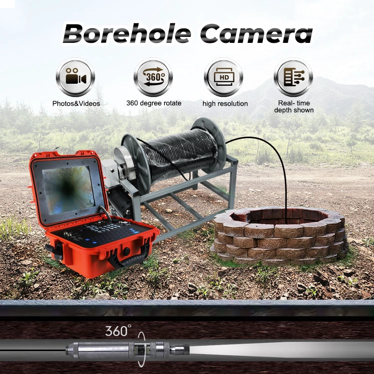 Waterproof 20MPa Dual HD Deep Well Inspection System