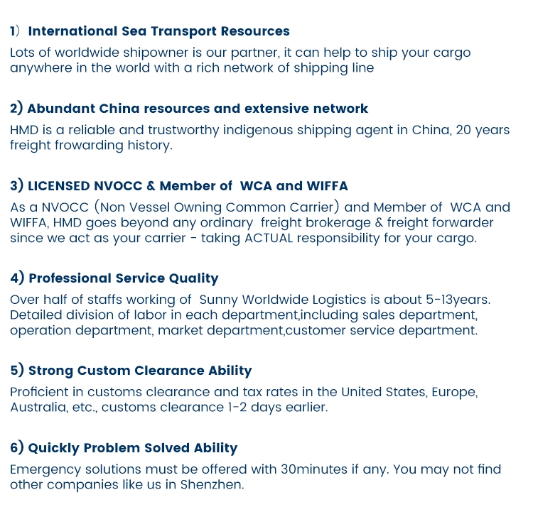 Door to door sea shipping service from China to USA FCL LCL fast and cheapest shipping