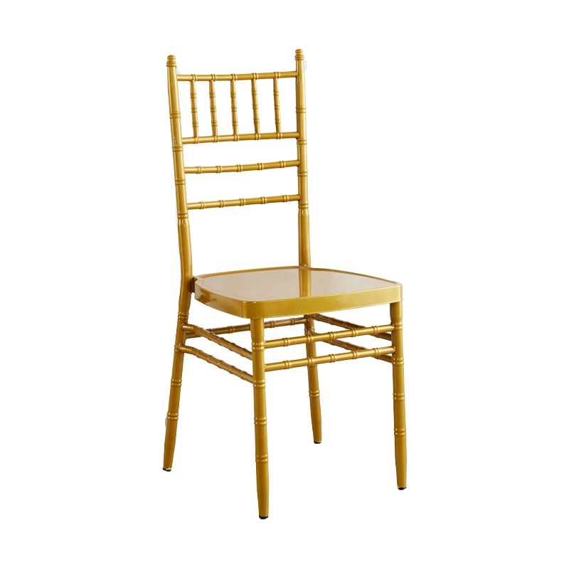 Hotel Chairs Events Gold Metal Banquet Chairs Tiffany Chairs for Wedding