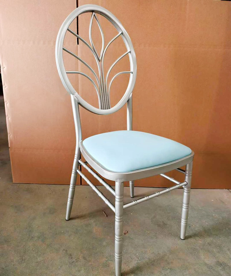 Modern Wholesale Outdoor Metal Furniture Stackable Design for Dining and Living Room for Wedding Parties and Events
