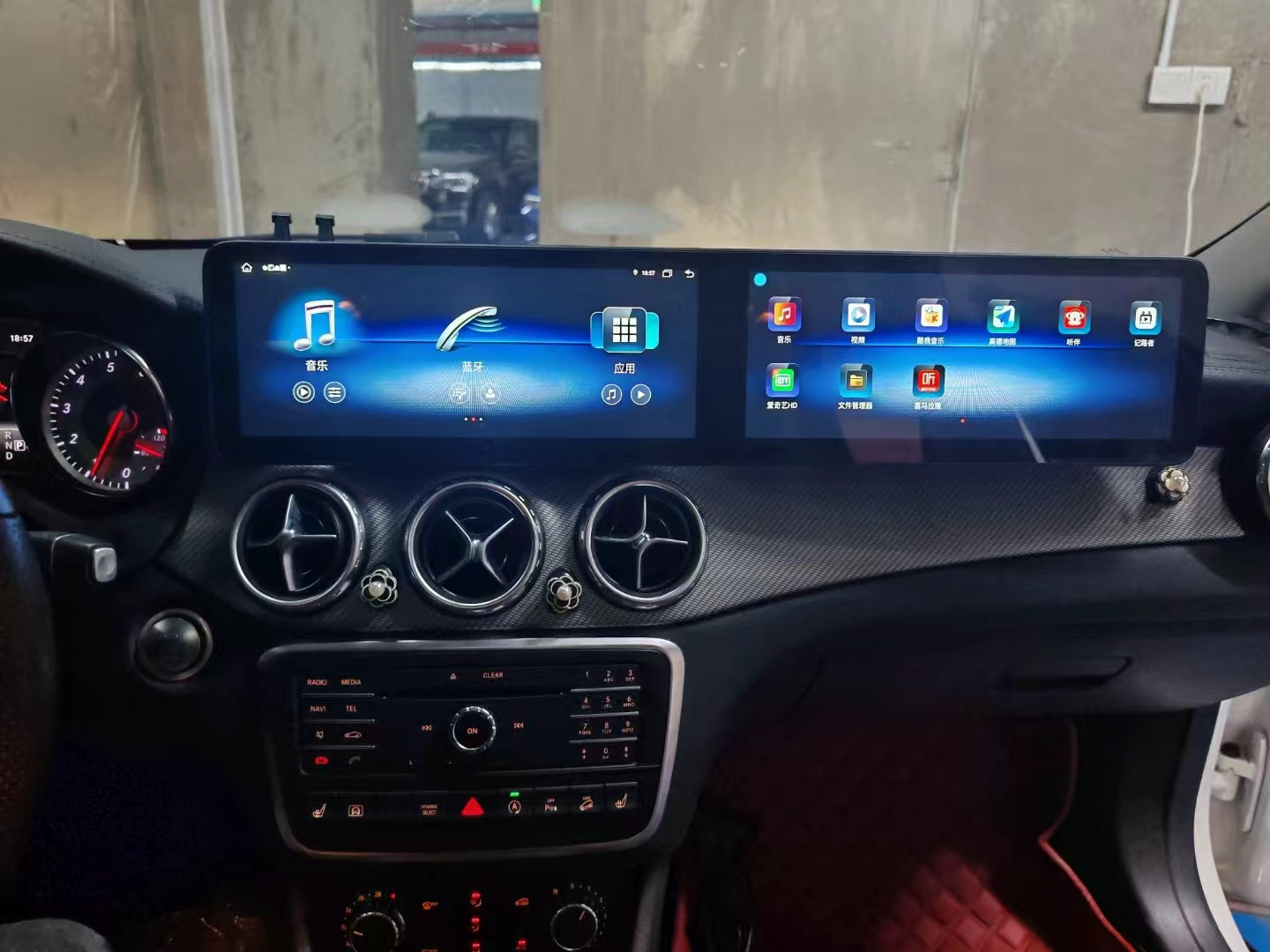 12,3 pulgadas para Mercedes Benz Clase S W221 a W222 pantalla Dual Android Radio Cluster instrumento Digital actualización estéreo