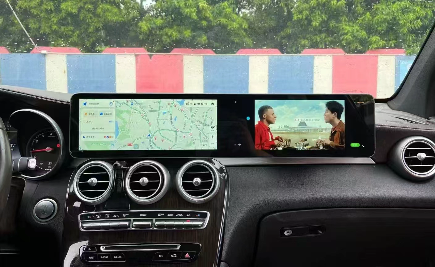 12,3 pulgadas para Mercedes Benz Clase S W221 a W222 pantalla Dual Android Radio Cluster instrumento Digital actualización estéreo