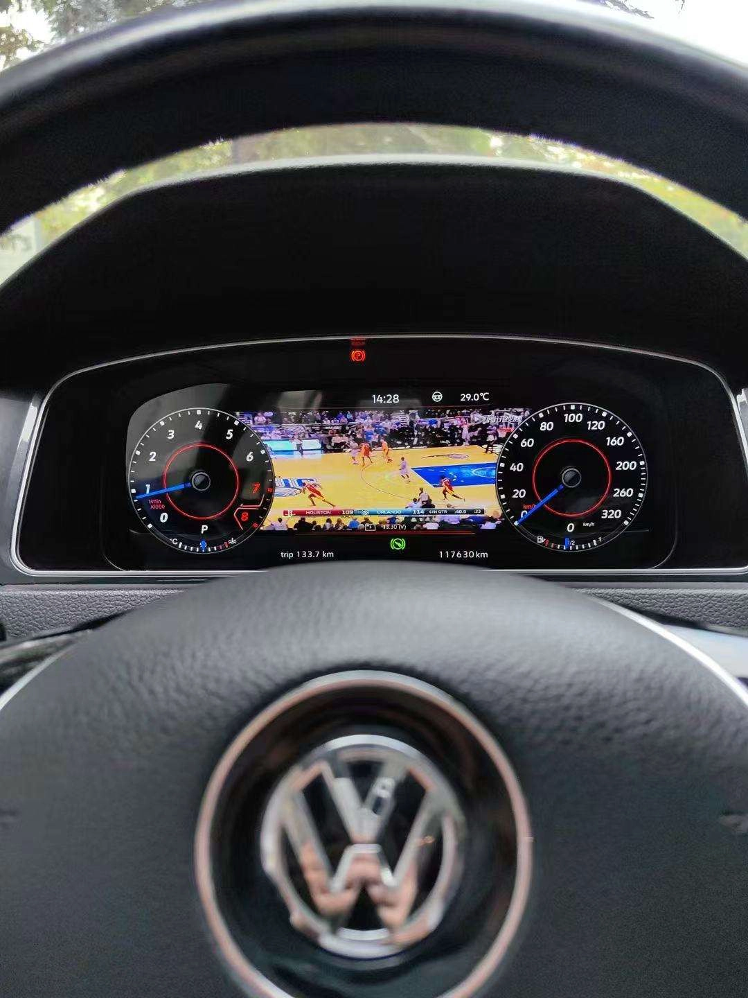Nouvelle mise à niveau du tableau de bord Linux LCD, panneau de compteur de vitesse numérique pour Volkswagen VW Golf 7 et Golf 7.5 2013 – 2020