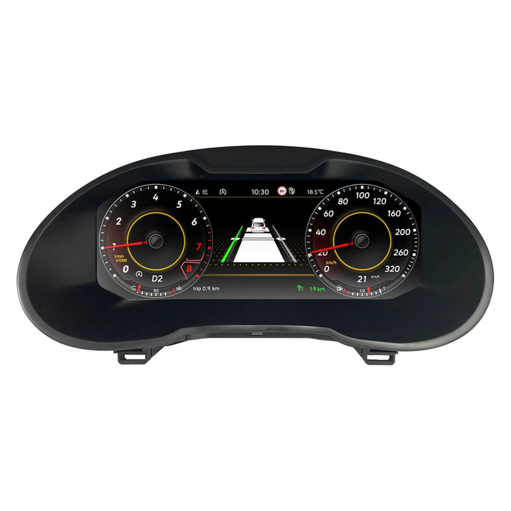 12,3-дюймовый ЖК-цифровой кластер для SKODA New Octavia 2008-2013 гг., 2014-2018 гг., цифровая приборная панель