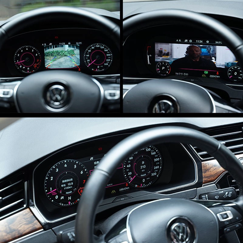 12,3-дюймовый ЖК-цифровой кластер для SKODA New Octavia 2008-2013 гг., 2014-2018 гг., цифровая приборная панель