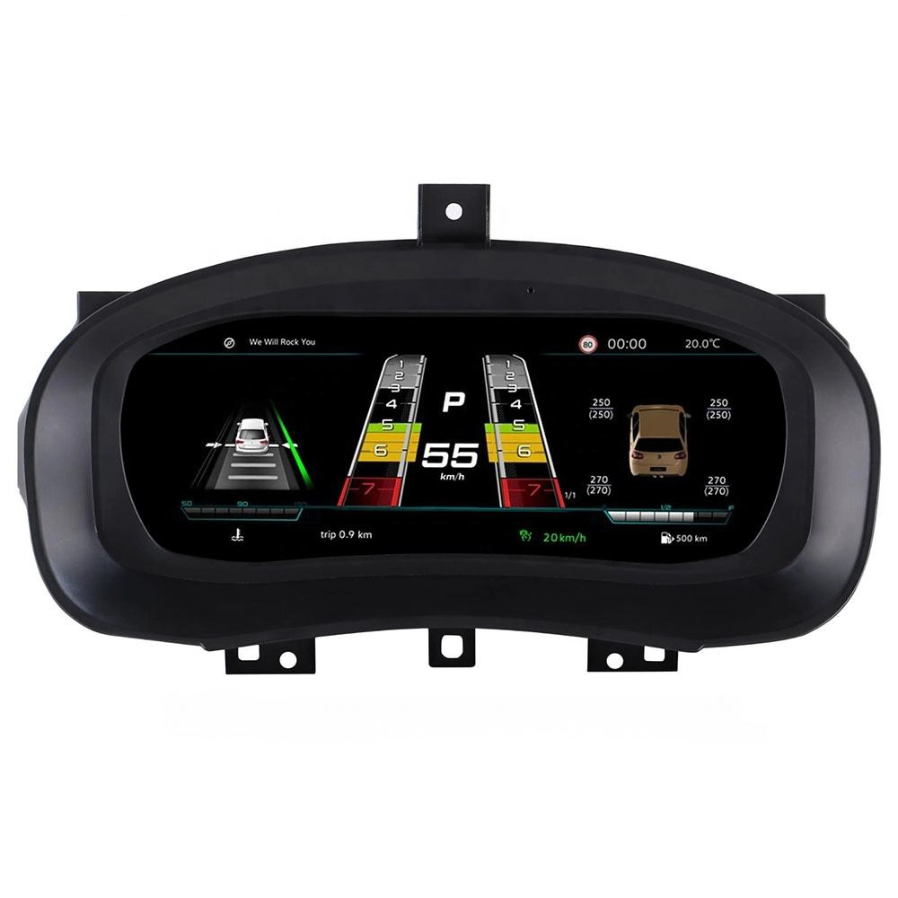Cluster numérique LCD pour Volkswagen Skoda Fabia 2008 – 2014, panneau de tableau de bord, compteur de vitesse