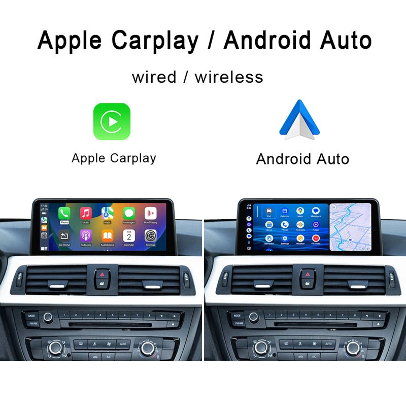 10.25 بوصة IPS شاشة تعمل باللمس CarPlay أندرويد السيارات لتحديد المواقع والملاحة راديو الوسائط المتعددة لسيارات BMW X1 E84 CIC 2010-2015