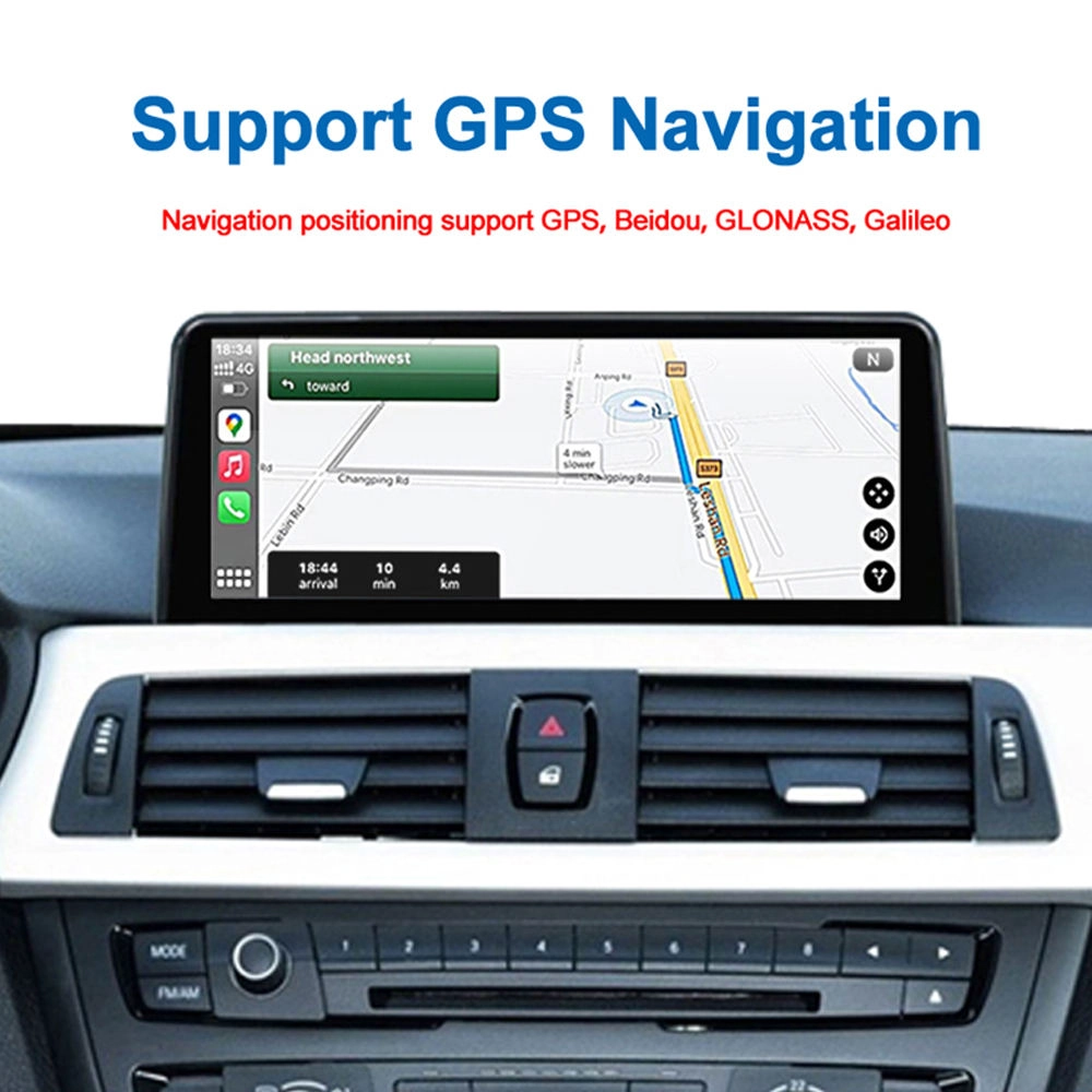 10.25 بوصة IPS شاشة تعمل باللمس CarPlay أندرويد السيارات لتحديد المواقع والملاحة راديو الوسائط المتعددة لسيارات BMW X1 E84 CIC 2010-2015