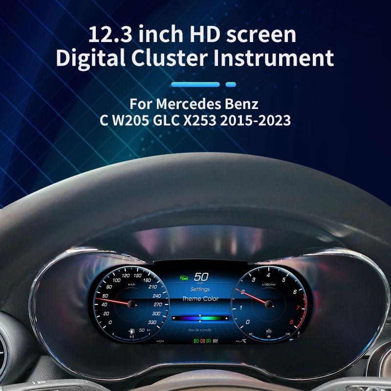Factory Direct Durable LCD Digital Cluster Car Speedometer Instrument for Mercedes Benz C W205 GLC X253