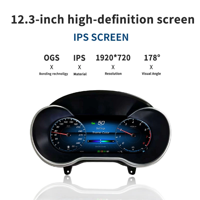 Factory Direct Durable LCD Digital Cluster Car Speedometer Instrument for Mercedes Benz C W205 GLC X253