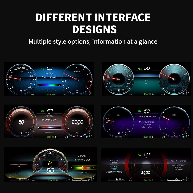Factory Direct Durable LCD Digital Cluster Car Speedometer Instrument for Mercedes Benz C W205 GLC X253