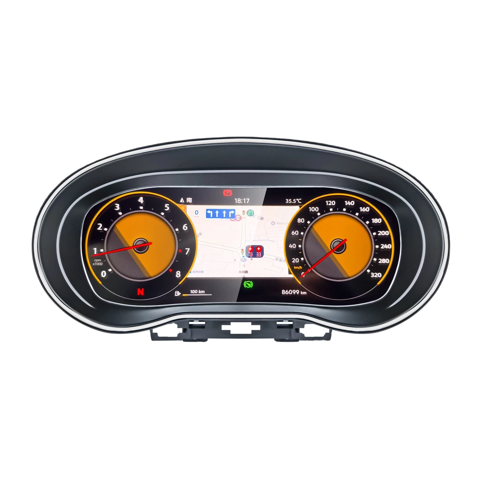 Panel de instrumentos digitales para automóvil para cabina virtual VW POLO 2009-2016