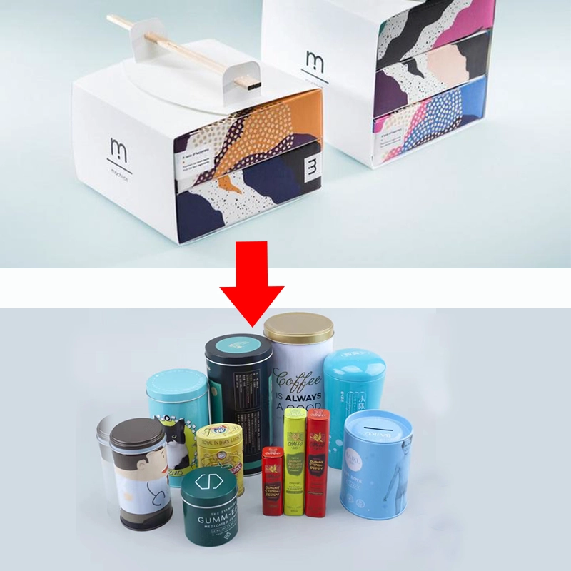 Coisas a serem observadas ao mudar de embalagens de caixa de papel para embalagens de lata