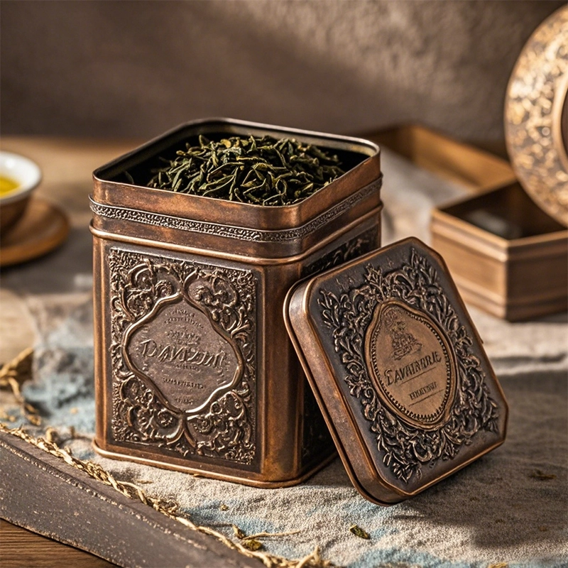 Quels avantages une boîte à thé vintage personnalisée peut-elle apporter à la marque