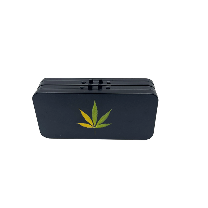 China Customized marijuana tobacco tin box manufacturer