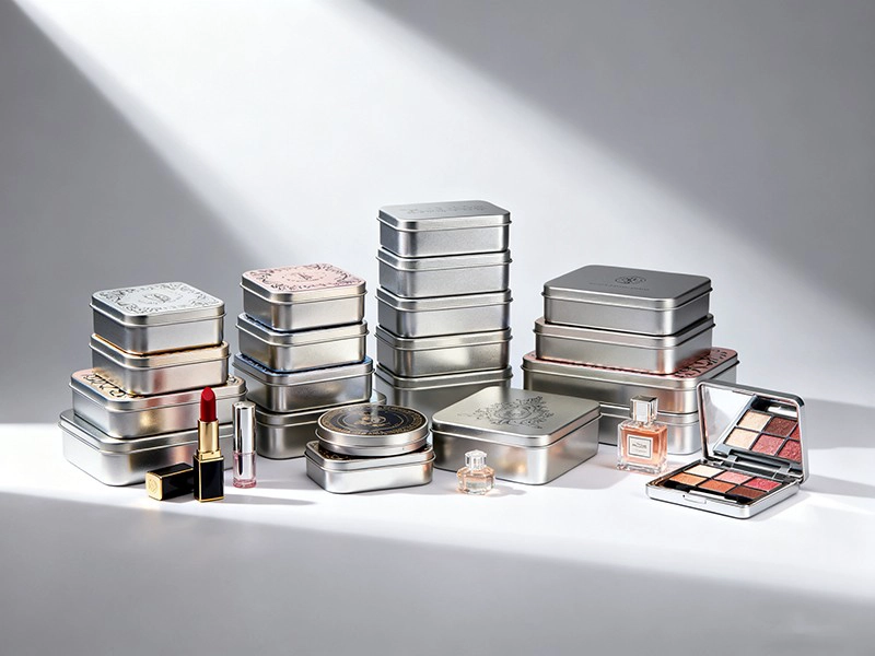Emballage en métal personnalisé pour les cosmétiques et les produits de beauté