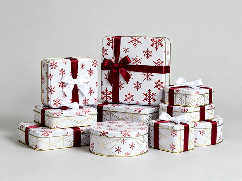 Boîtes d'étain de cadeau de logo personnalisé - Brandage efficace via l'emballage
