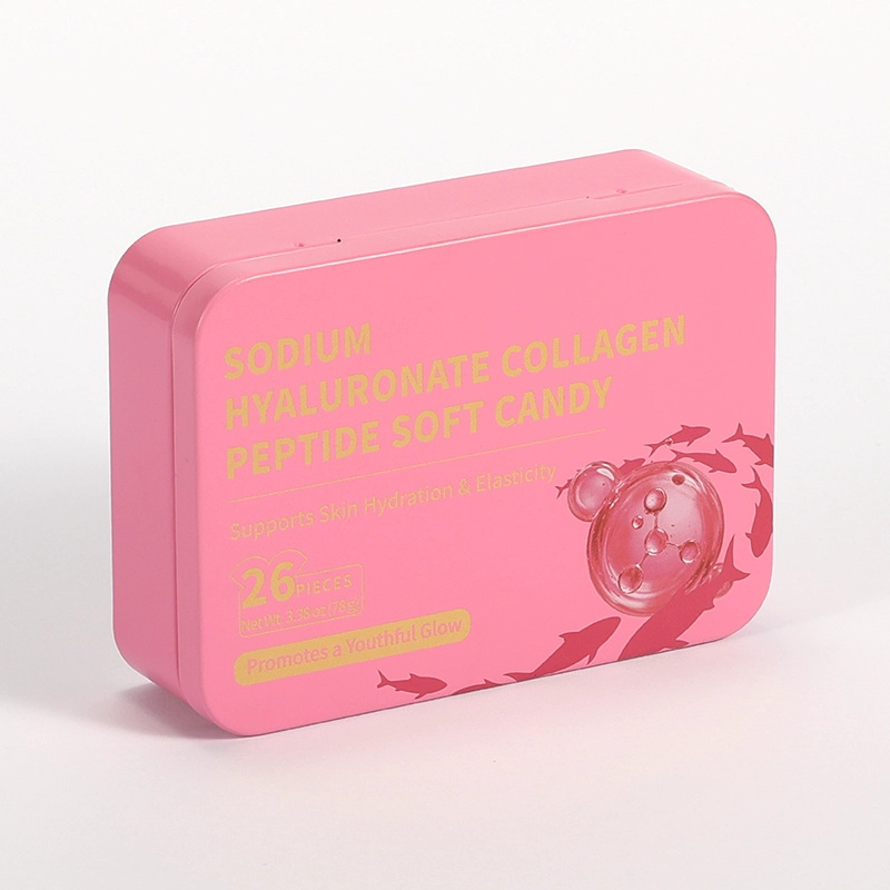 China Custom Rectangular Candy Tin Container manufacturer