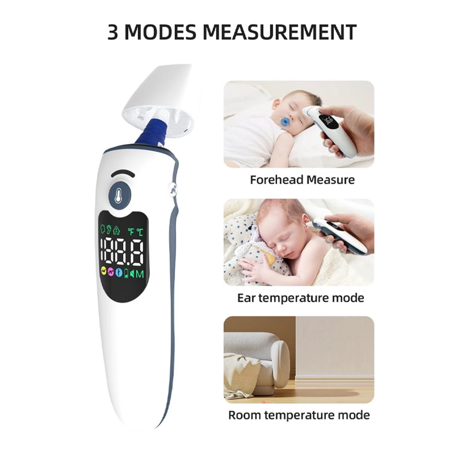 Elektronisches medizinisches Baby Digitales Thermometer Infrarot -Stirnohr -Ohr -Thermometer