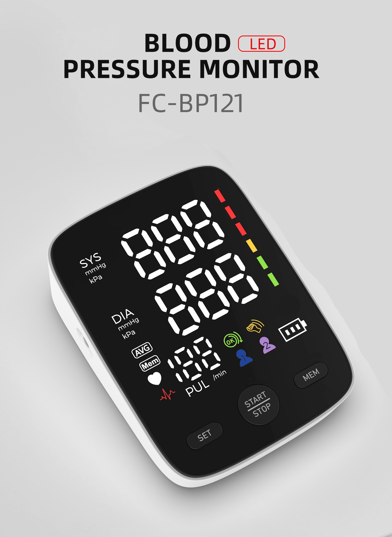 Rechargeable Upper Arm Blood Pressure Machine, China Upper Arm Blood Pressure Machine Factory, Blood Pressure Digital Machine Hospital Home,China HD LED Screen BP Monitor Factory, Upper Arm Type Sphygmomanometer Supplier, China LED Screen BP Monitor Wholesales