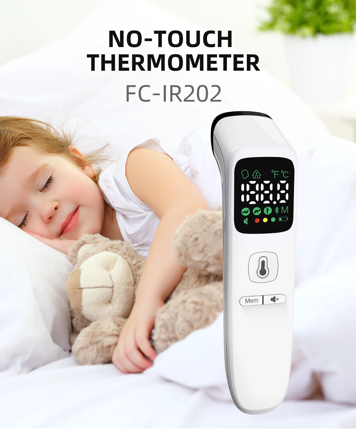 Household Medical Devices Factory, Termometro Digital Infrared Thermometer, Baby Forehead Thermometers Supplier, China Forehead Thermometers Supplier