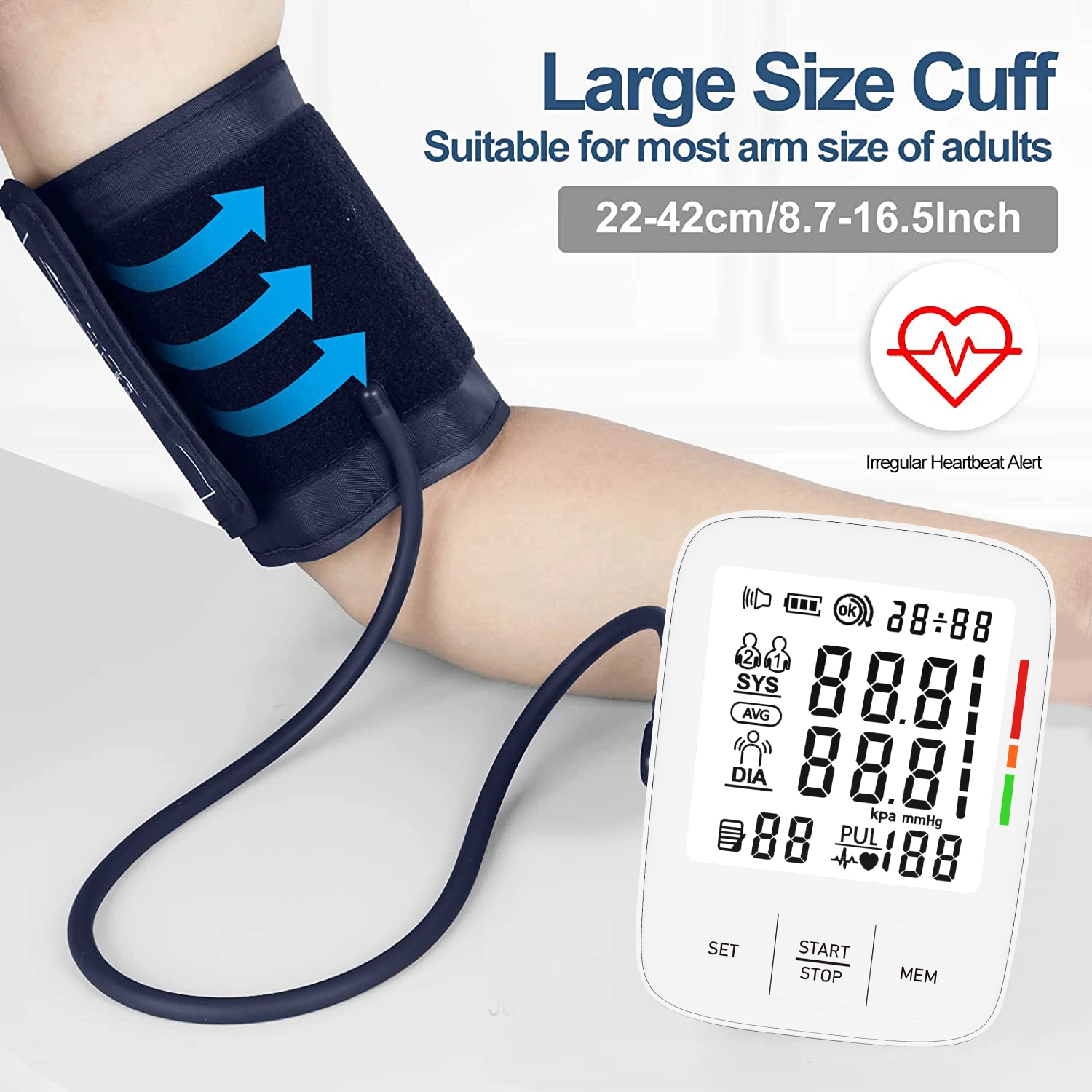 Cina ad alta precisione ad alta precisione medica all'ingrosso con il monitor della pressione arteriosa digitale per pressione arteriosa
