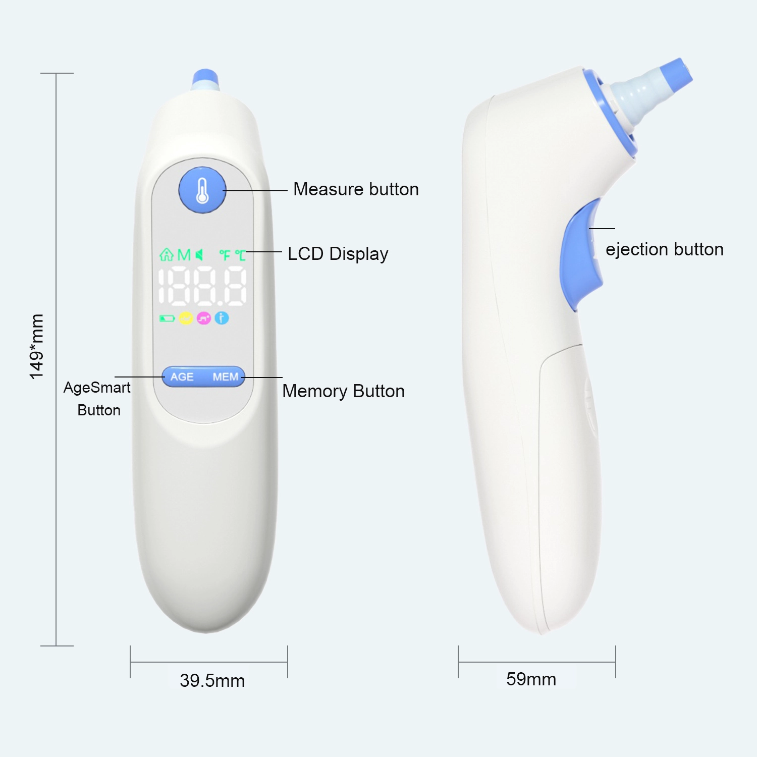 China IR Thermometer Factory, China IR Thermometer Manufacturer, FC-IR116,China IR Thermometer Supplier,China Ear Thermometer Manufacturer